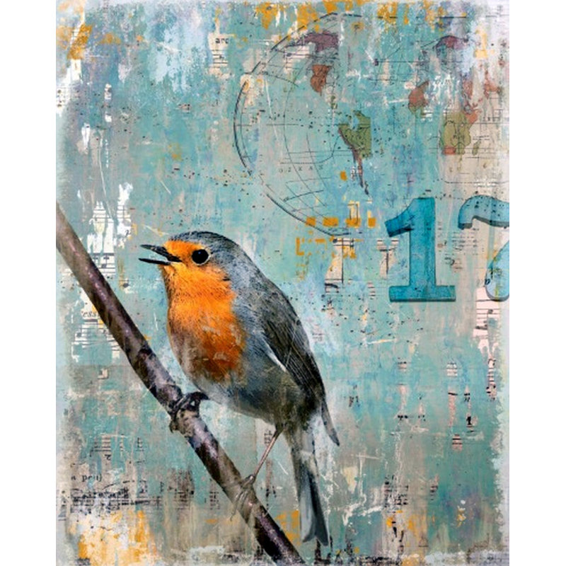 Aves 17 Print by Zoey Riley, Outdoor, 30" H x 24" W
