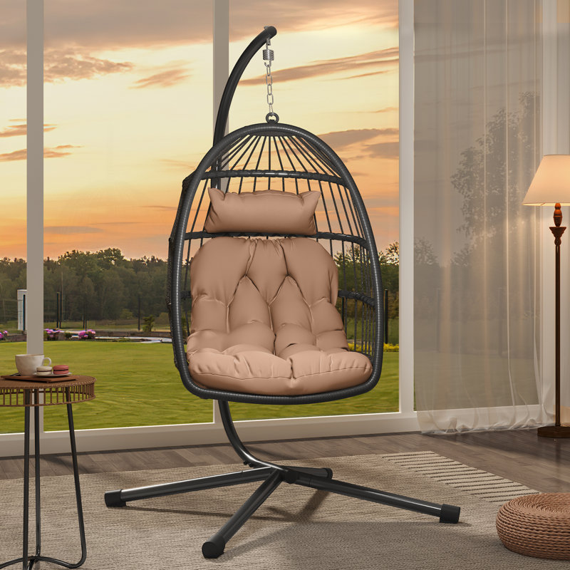 wayfair hanging egg chair