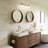 4-Piece Matte Brass Bath Set
