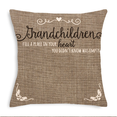 Cotton Blend Throw Pillow