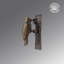 Quincaillerie de porte antique 6,5 pouces-40364978