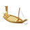 Plateau de service en bois pour bateau à sushi japonais en bois avec filet de pêche