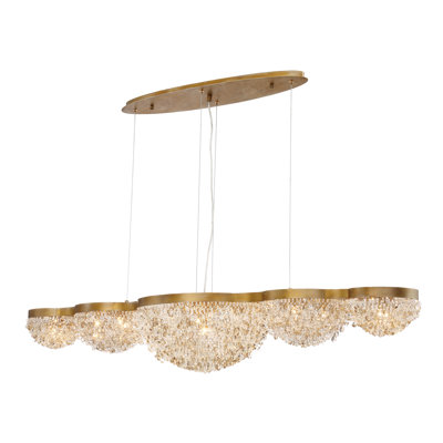 15 - Light Dimmable Geometric Chandelier
