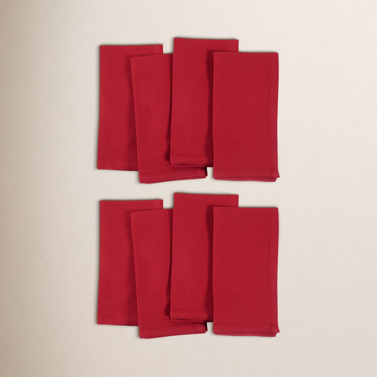 Asberry Dining Linen Set, Red