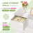 39.37'' W 9-Drawer Fabric Dresser with Wood Top, Storage Chest-1040905843