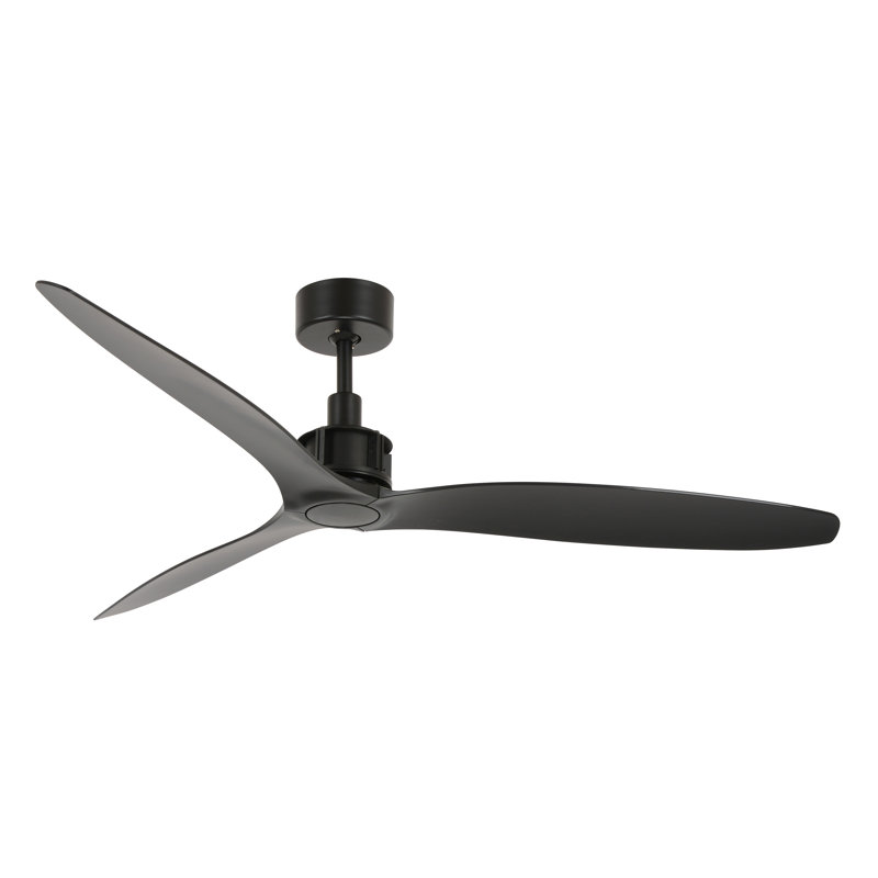 Viceroy 52in 3-Blades Indoor Ceiling Fan with Remote Control, Black