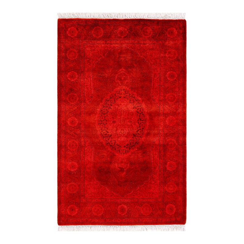 Fine Vibrance One-of-a-Kind 2' 8" X 4' 2" Hand Knotted Area Rug
