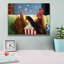«Popcorn Chickens» par Lucia Heffernan, reproduction sur toile tendue-88015018