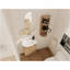 Meuble-lavabo autoportant de 23 po avec lavabo et support de rangement, portes à fermeture douce-1447526192