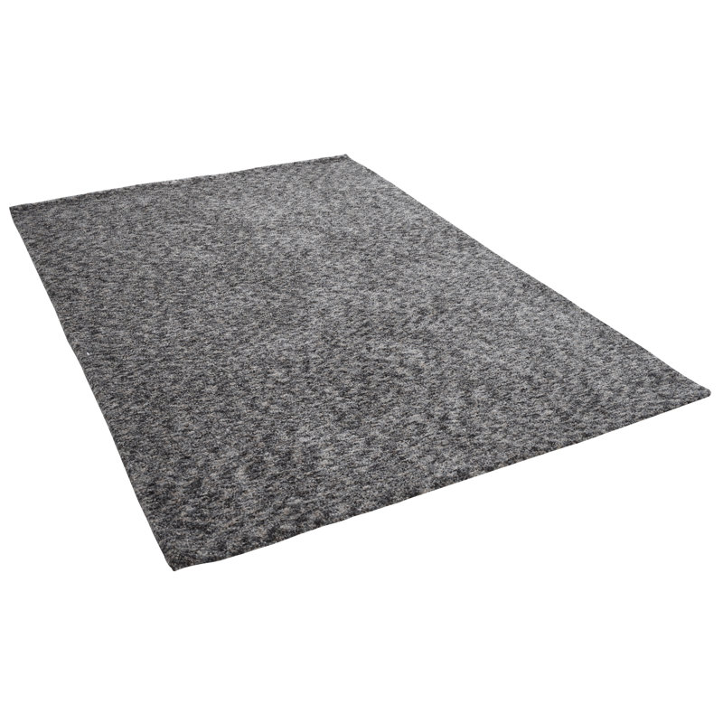 Amiyiah Solid Colour Hand Woven Area Rug, Rectangular 90 x 160 cm