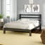 Gastelum Modern Metal Bed Frame with Slatted Headboard-1765074989