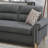 Velvet L-Shaped Sectional Reversible