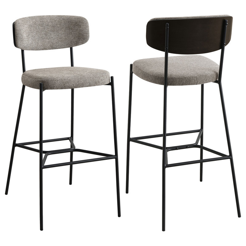 Quint Bar Stool, Brown, Bar Stool (30” Seat Height)