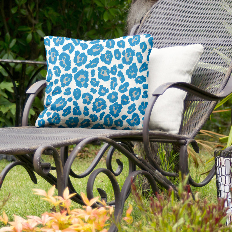 Housse et insert de coussin extérieur Fly, 20 po X 20 po, Blanc, bleu, gris