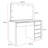 Rouven Dressing Table with Mirror