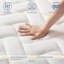 Matelas hybride, matelas en mousse à mémoire de forme dans une boîte pour rafraîchir le sommeil et soulager la pression, matelas mi-ferme certifiés Certipur-US-1517777140-1525795125