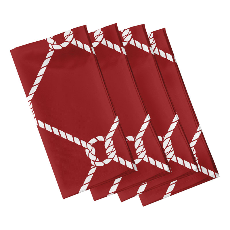 Harrell Ahoy Napkins, Red