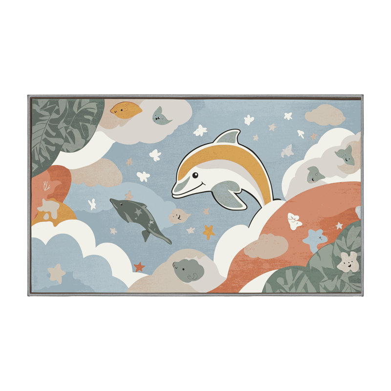 Tapis pour enfants East Urban Home, Rectangulaire 2 pi x 3 pi