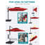 Parasol carré en porte-à-faux 9 pi Sizer-235666463