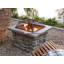 Rectangle Stone Wood Burning Smokeless Fire Pit