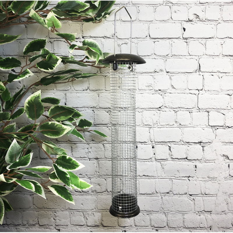 Erato Metal Hanging Tube Bird Feeder