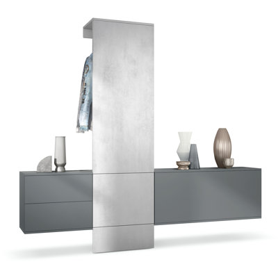 Chappa 209 cm W Hallway Set with Shoe Storage