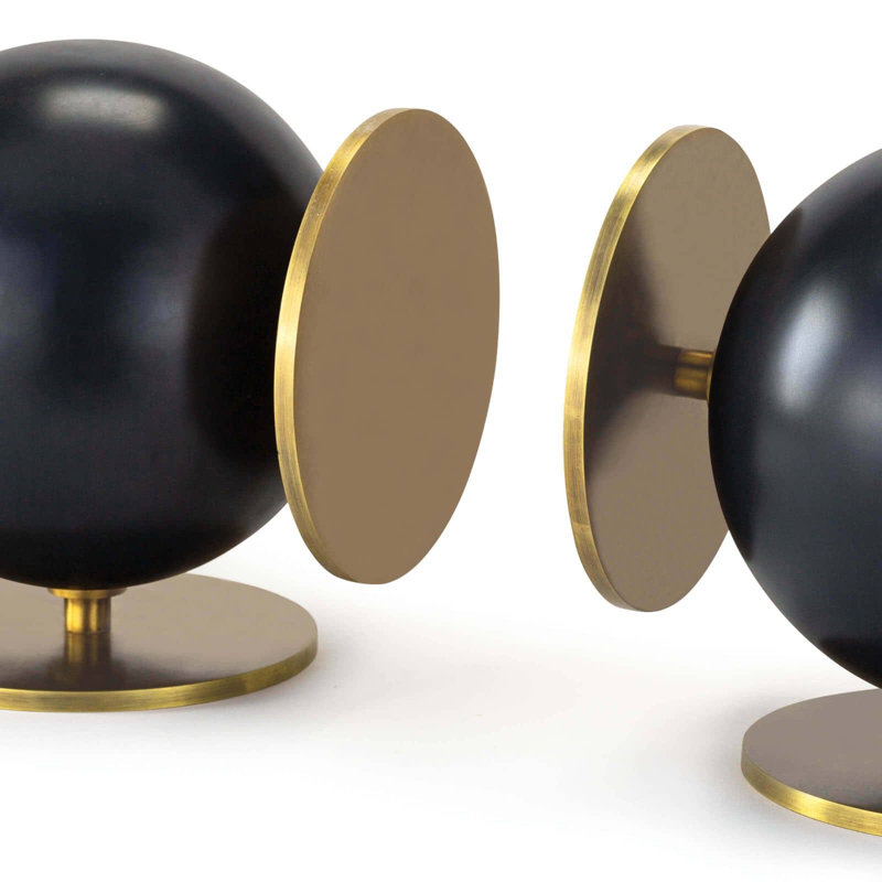 Grant Metal Bookends