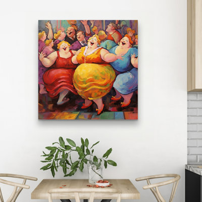 Live dance - 32"x32" art on canvas
