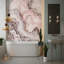 Papier peint rose onyx de luxe rose-1210345118