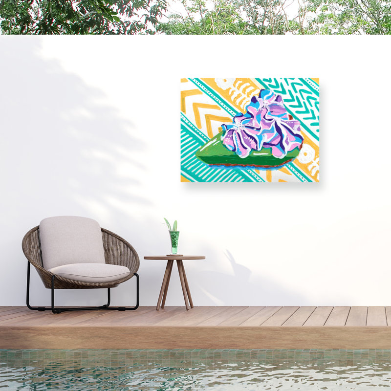 Key And Sea Key Lime Pie Outdoor  Canvas, H 14 po x l 19 po