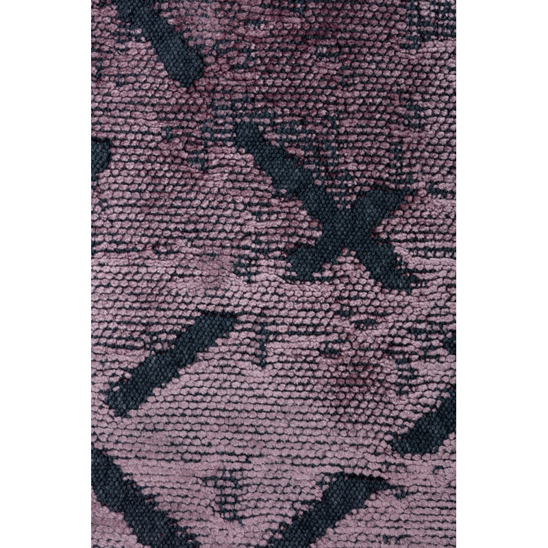 Rapture Lilac Pink Abstract Luxury Area Rug, Rectangle 7'10" x 11'2"