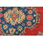 Tapis oriental rouge en laine noué à la main Nabeel