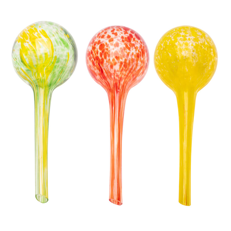 Ensemble de 3 piquets en verre pour l'intérieur et l'extérieur