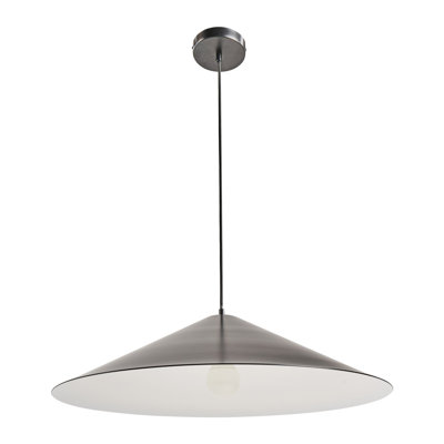 1 - Light Matte Black Cylinder Pendant
