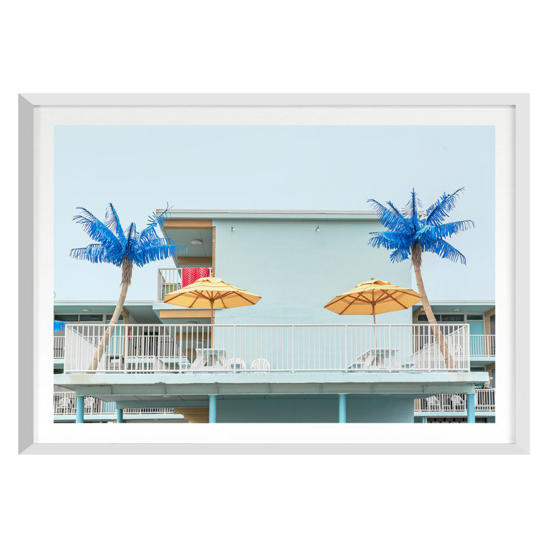 Wildwood Palms Print by Mimi Payne, White Framed Paper