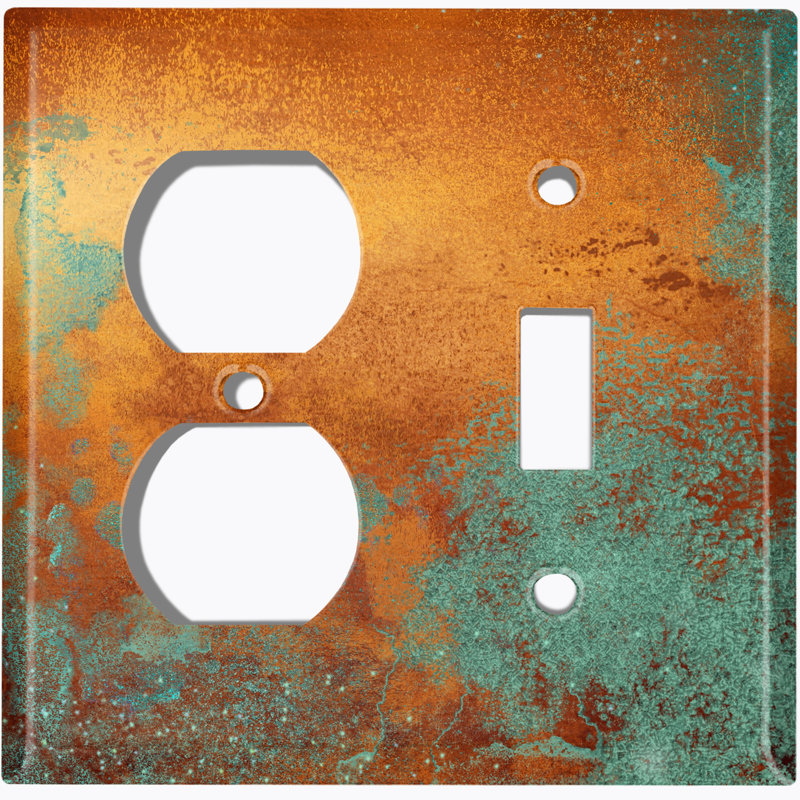 Patterned 3 - Gang Combination Plate Standard Combination Wall Plate