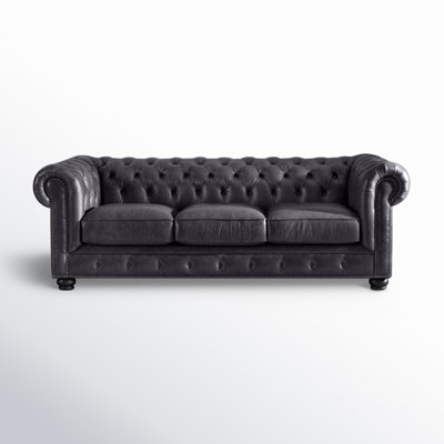 Freddie 95" Genuine Leather Sofa