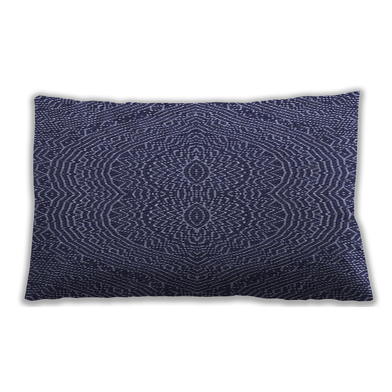 Patterned 995 Throw Pillow, Synthetic, Red