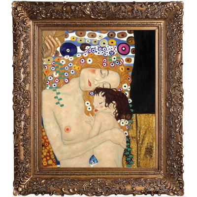 " Le Tre Eta Della Donna (Mother and Child) " by Gustav Klimt Oil Painting