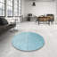 Tapis contemporain bleu-1333370750