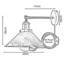Caribe Plug-in Armed Sconce-186454343