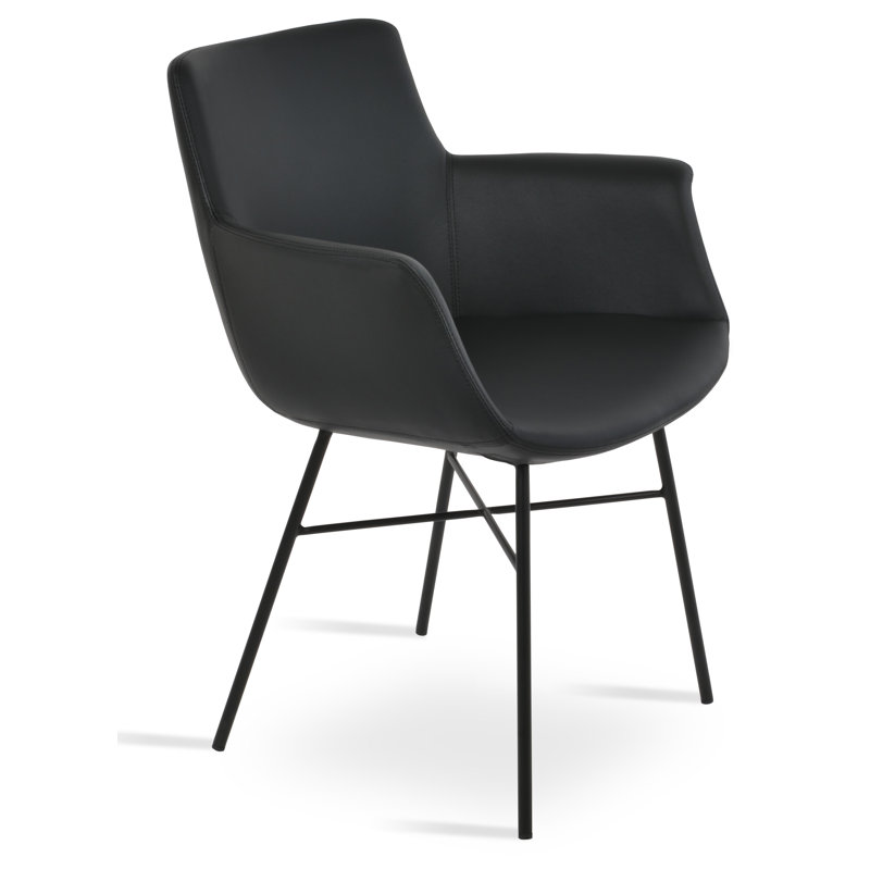Fauteuil Bottega, Noir, Noir