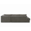 Canapé modulaire d'angle avec coussins double couche-2076200379