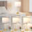 23'' Modern Glass Table Lamp Set with 3-Way Touch Control and USB A&C-671013005