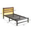 Bed Frame Heavy Duty Platform Bed Frame With Headboard, Usb Charging Station, Led Bed, No Box Spring Needed, Mattress Foundation, Strong Steel Slats, Noise Free-1865629173-1865629168