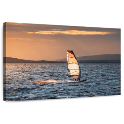 Sunset Windsurfing