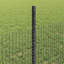 Vidaxl Fence With Posts Steel-116797793-116797795