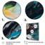 «Rhythic Abstract Red Teal Awakening», reproduction d'art sur toile-736731066-736731067