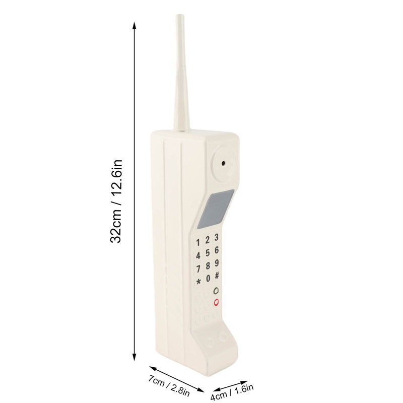 Rétro modèle de téléphone portable à l'ancienne ornement de téléphone cellulaire
