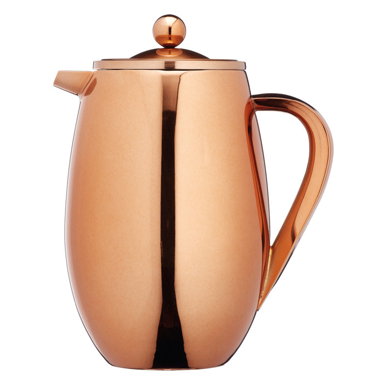 Le'Xpress Stainless Steel Double Walled Insulated 1 Litre Cafetiére